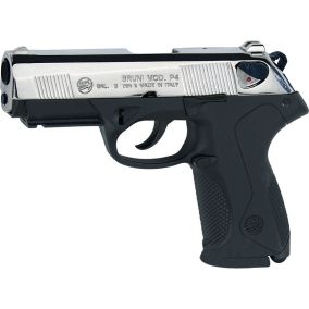 Pistolet à blanc 9mm Bruni P4 nickel