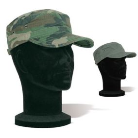Casquette militaire type US 100% Coton Fermeture a scratch