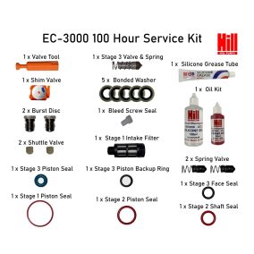 Kit de service 100 heures pour compresseur Hill EC-3000