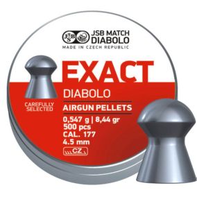 Plombs JSB Exact 4.5mm x500 tir longue distance
