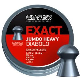 Plombs JSB Exact Jumbo Heavy x250 précis et bien équilibrés