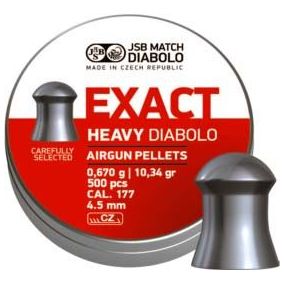 Plombs JSB Exact Heavy x500 calibre 4,52mm