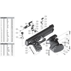 Pièce détachée Zoraki HP-01 N.5170 - Ressort gâchette