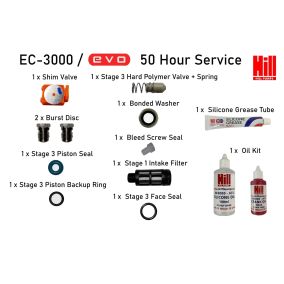Kit de service 50 heures pour compresseur Hill EC-3000
