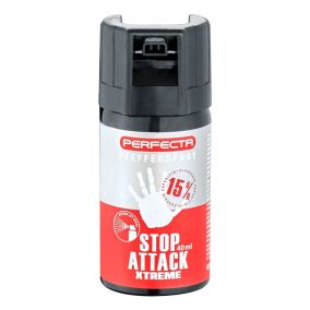 Aérosol gaz poivre Perfecta Stop Attack Xtreme 40ml