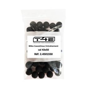 Balles caoutchouc Umarex T4E Prac-Series cal.43  x 50