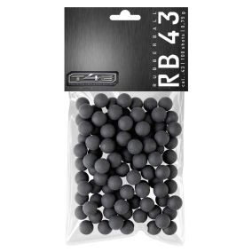 Balles caoutchouc Umarex T4E RB43 Prac-Series x 100