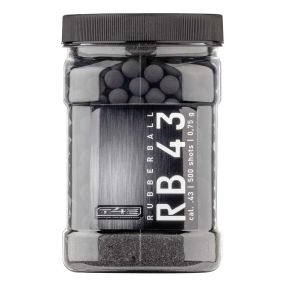 Balles caoutchouc Umarex T4E RB43 Prac-Series x 500