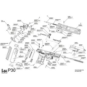 Pièce détachée Umarex réf. 302.20.23.1 Ressort HK P30