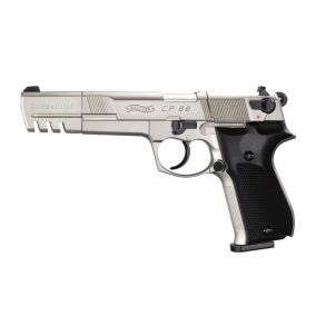 Pistolet Walther CP88 Competition nickel cal. 4,5mm a plombs 4,55 J