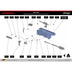 Pièce détachée Umarex ref. 460.60.06.2 Joint Walther Maximathor