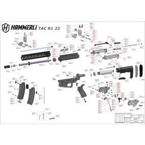 Pi&egrave;ce d&eacute;tach&eacute;e Umarex r&eacute;f. 576.40.13.1 Ressort de rappel Hammerli TAC R1