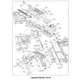 Pièce détachée Umarex ref. 5.8142.50.06 Nozzle assemblé pour P08 airgun