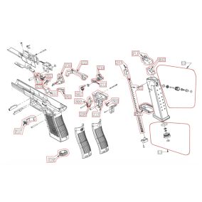 Pi&egrave;ce d&eacute;tach&eacute;e Umarex r&eacute;f. 83.20.0021 Marteau Glock 17 GEN4 airgun