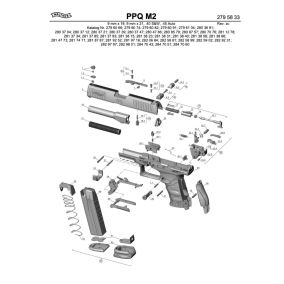 Pièce détachée Umarex réf. 2698331 Vis guidon Walther PPQ M2 - Q4 et Q5 - P99