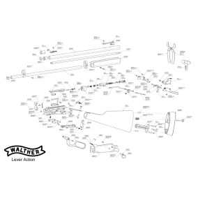 Pièce détachée Umarex réf. 460.28.08.0 Boitier droit Lever Action