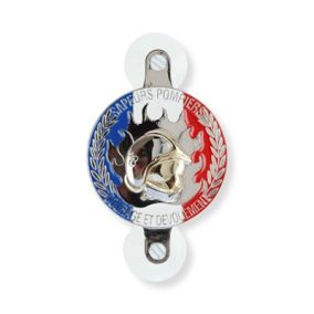 Plaque auto Sapeurs Pompiers avec ventouses fournies