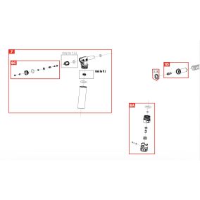 Pi&egrave;ce d&eacute;tach&eacute;e Umarex ref. 81.60.0210 Valve assembl&eacute;e HDP50C