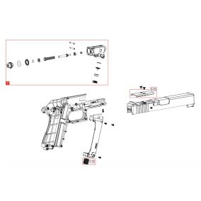 Pi&egrave;ce d&eacute;tach&eacute;e Umarex r&eacute;f. 81.60.0263 Valve assembl&eacute;e Glock 19 GEN4