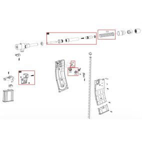 Pi&egrave;ce d&eacute;tach&eacute;e Umarex r&eacute;f. 81.60.0338 Piston carabine TC68