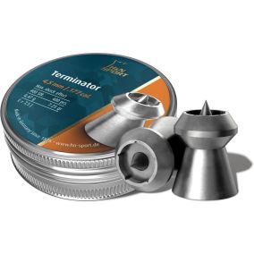 Plombs HN Terminator 4.5mm x400 précis pour distances moyennes