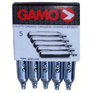 Capsules 12g sparclette CO2 GAMO par 5 pour arme a air comprimé